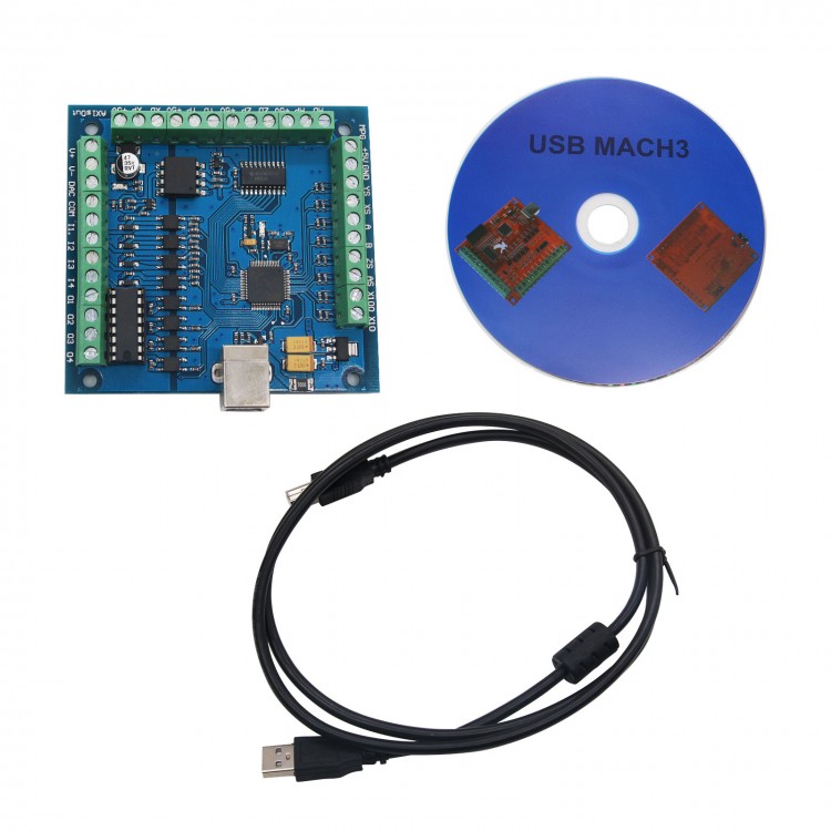 MACH3 4-Axis USB CNC Controlle - Mach3 Usb Cnc Controller 4 Axis 100Khz 评论和价格